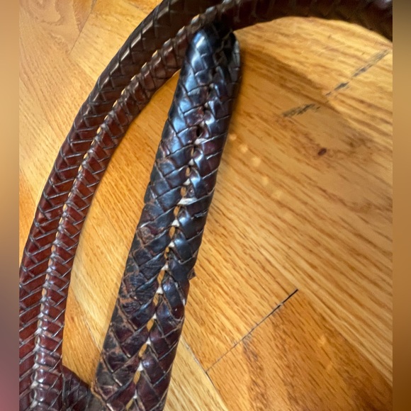 Coach weave leather belt. - Picture 4 of 7
